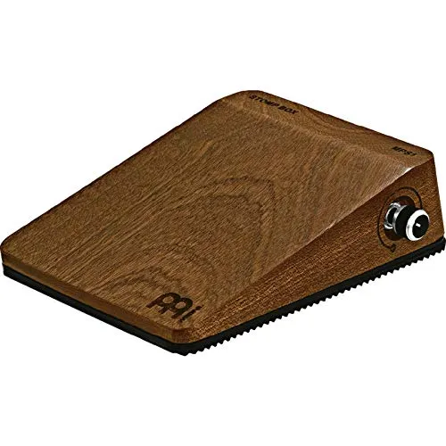 Meinl MPS1 Percussion Stomp Box Analog - Effektgerät für Gitarre & Bass, massives Mahagoni Gehäuse mit eingebautem Piezo-Trigger für individuelle Lautstärkeregelung, ideal für Percussionisten und Multi-Instrumentalisten.