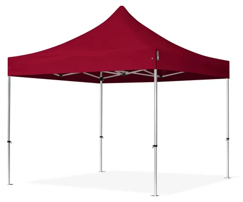 Faltzelt PROFESSIONAL 3x3 m in rot von Toolport
