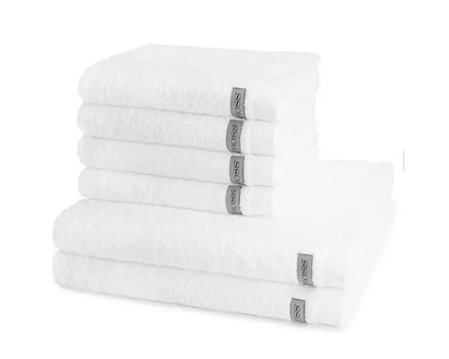 ROSS Handtuch Set Sinfonie - 6-teilig, Saugstark und Flauschig - Handtuch-Sets mit 4 Handtüchern und 2 Duschtüchern aus hochwertiger Baumwolle für ein angenehmes Hautgefühl. Saugstark und in brillanten Farben, ideal für Ihr Badezimmer.