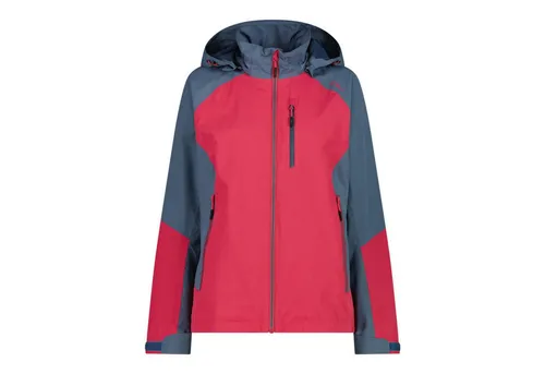 CMP Damenjacke Zip Hood magenta (B807) – Wasserdicht & Atmungsaktiv - Die CMP Damenjacke mit verstellbarer Kapuze ist ideal für Outdoor-Abenteuer. Mit 10.000 mm Wassersäule und praktischer PackPocket-Funktion bietet sie besten Schutz und Komfort beim Wandern.