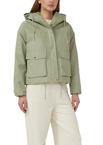 s.Oliver Relaxed Fit Jacke mit Kapuze - Modische Jacke im Relaxed Fit mit fixierter Kapuze und praktischen Blasebalgtaschen. Ideal für jeden Tag, sorgt für angenehmen Tragekomfort und Stil in einem.