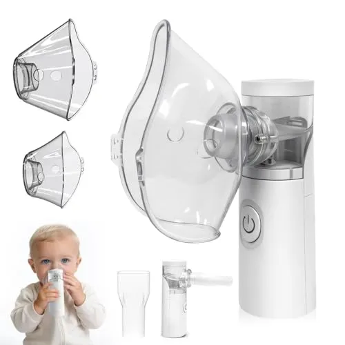 Inhalationsgerät,Wiederaufladbare Tragbare Inhaliergeräte für Erwachsene und Kinder,Leise Inhalator für Kinder,Tragbar und einfach in der Anwendung