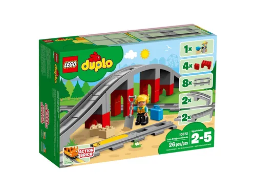 Produktbild DUPLO 10872 Eisenbahnbrücke und Schienen