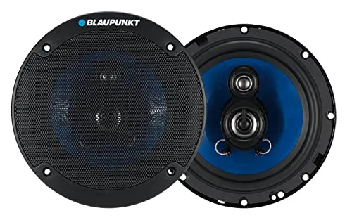 Blaupunkt ICX663 Kfz-Lautsprecher, 250 W, Schwarz - Car-HiFi-Lautsprecher mit 3-Wege Technologie für überlegene Klangqualität, ideal für ein beeindruckendes Klangerlebnis im Auto.