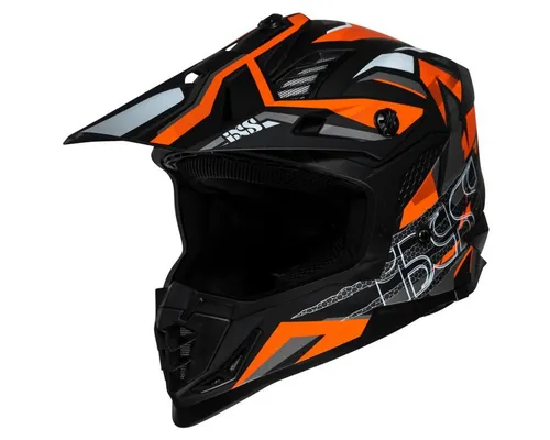 iXS 363 2.0 Motocrosshelm - Matt Schwarz/Orange/Anthrazit 2XL - Motorradhelme mit hochwertigem Polycarbonat, optimaler Belüftung und waschbarem Innenfutter für höchsten Komfort und Sicherheit.