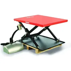 STIER Flach-Scheren-Hubtisch elektrisch – 1000kg Tragkraft - Sonstige Werkzeuge mit einer stabilen Plattform und Pulverbeschichtung für hohe Langlebigkeit. Flexibel transportierbar, ideal zum Heben schwerer Lasten auf Arbeitshöhe.