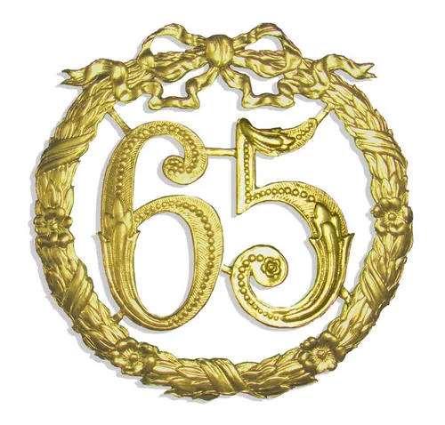 Kunze Deko-Buchstaben Jubiläumszahl 24 cm [Ziffer 10-100]