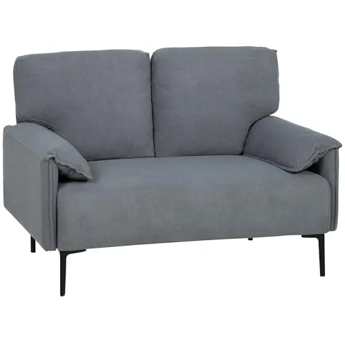 HOMCOM 2-Sitzer Sofa 127 cm von HOMCOM