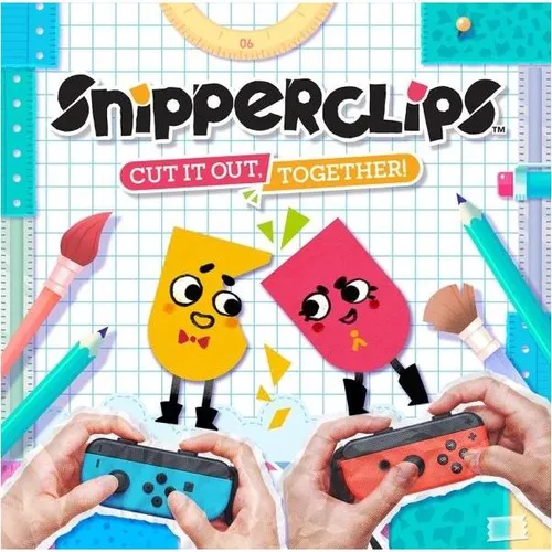 Nintendo Switch Snipperclips Plus - Mehrfarbig - Puzzle-Videospiel für Nintendo Switch, in dem du im Koop-Modus Papierfreunde in die richtigen Formen schneidest, um knifflige Herausforderungen zu meistern. Ideal für bis zu 4 Spieler!