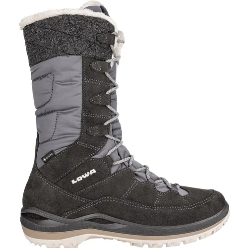 Lowa Alba III GTX Ws anthracite/champagne (9694) 36,5 - Wasserdichte Wanderschuhe für Damen mit GORE-TEX-Membran, strapazierfähigem Material und praktischen Reißverschluss für einfachen Einstieg.