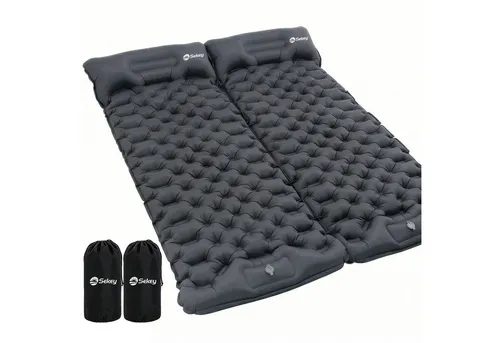 Sekey Selbstaufblasende Isomatte 200x70 cm – Ultraleicht & Komfortabel - Ideal für Camping und Outdoor-Aktivitäten! Diese selbstaufblasende Isomatte bietet eine stabile Liegefläche und ist leicht zu transportieren. Mit praktischem Packmaß und Verbindungssystem für mehr Komfort beim Schlafen im Freien.