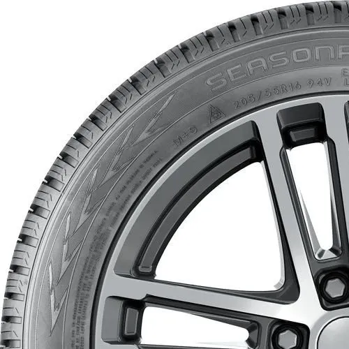 Nokian Seasonproof 215/60 R17 100V XL Ganzjahresreifen - Autoreifen für PKW, ideal für alle Wetterbedingungen mit hervorragender Nasshaftung (B) und Kraftstoffeffizienz (B), bis 240 km/h geeignet.