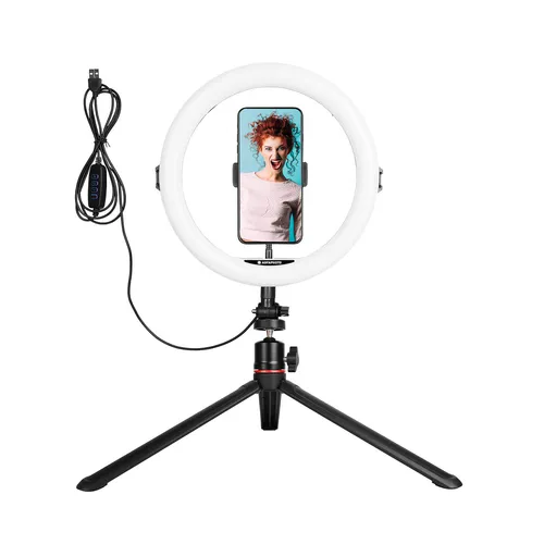 Agfaphoto Ringlicht ARL11 Leuchte Tischstativ Verstellbar Smartphone