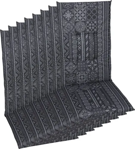 GO-DE Hochlehnerauflage, (Set, 8 Auflagen), in verschiedenen Ausführungen
