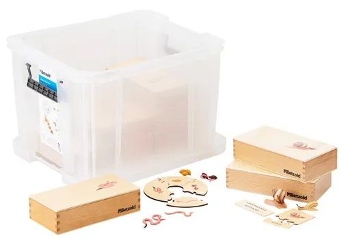Betzold Lernspielzeug Lebenszyklen-Set – 9 Spiele mit Figuren & Puzzles