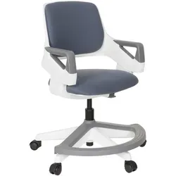 hJh-OFFICE Kinderdrehstuhl KID FLEX - Ergonomischer Bürostuhl für Kinder - Bürostuhl für Kinder im Alter von 4-14 Jahren, mit individuell anpassbarer Rückenlehne und robustem Netzstoffbezug für optimalen Sitzkomfort.