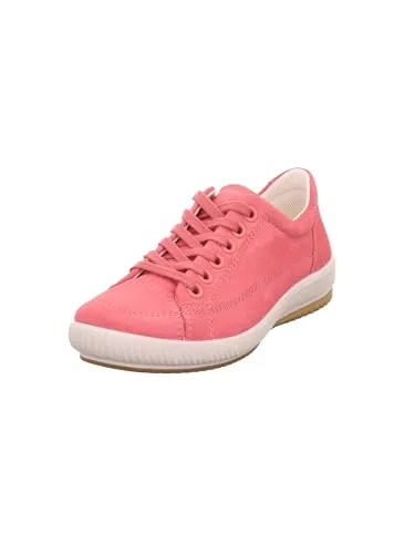 Legero Damen Tanaro 5.0 Sneakers, GERANIO (ROT) 5540, 38 EU - Damen-Sneaker mit geometrischer Schnittführung für dynamischen Look, herausnehmbarer Innensohle und rutschfester TPU-Sohle für optimalen Halt.