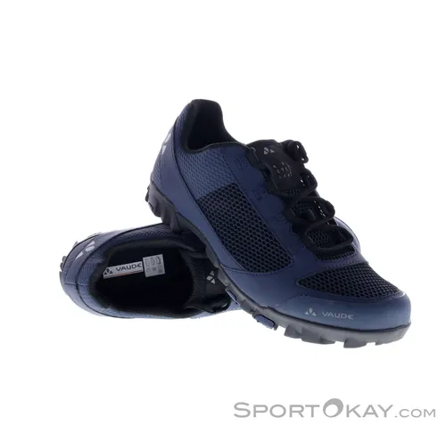 Vaude TVL Pavei Ventilation Schuhe Größe 43, blau - Fahrradschuhe mit optimaler Belüftung, perfekt für Sommer-Ausfahrten mit Gravel- oder XC-Mountainbikes.