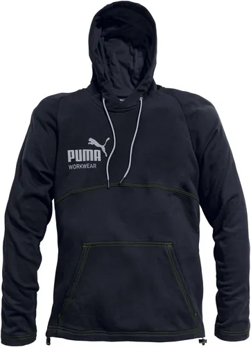 Puma Hoodie schwarz - Bequemer Arbeitspullover in Schwarz, ideal für kühle Tage und vielseitig kombinierbar. Hoher Tragekomfort und stylisches Design.