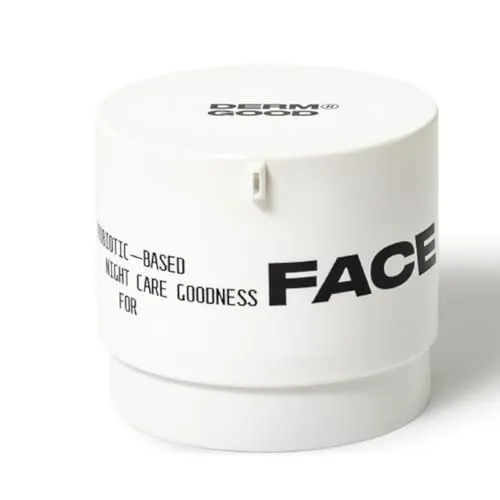 Derm Good - Nachtcreme 40+ - 50 ml - Mit Probiotika Vitamine A und E Sheabutter Öle Anti-Aging Glättet Strafft Verbessert die Dichte Befeuchtet Nährt Regeneriert