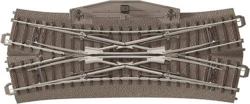 H0 Trix C-Gleis 62624 Doppelkreuzungsweiche - Gleismaterial mit innovativem Click-Verbinder für einfache Montage und sicheren Kontakt. Ideal für Modelleisenbahnen aller Art, vom Hobby bis zum professionellen Anlagenbau.