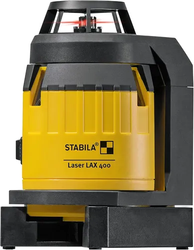 STABILA Multilinien Rotation Laser LAX400 - Messtechnik: Selbstnivellierender Multilinien Laser mit toßabsorbierendem Softgrip-Mantel und stabiler Aluminium-Konstruktion für präzise Messungen bis 20 m.