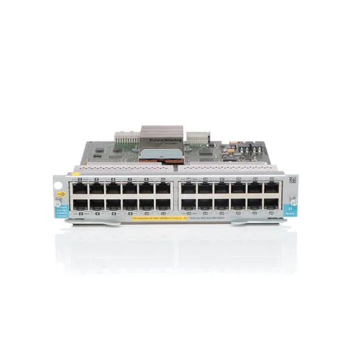 HP J8702A 24-Port PoE-Modul - 24-Port 10/100/1000 PoE-Modul für HP zl-Serie Switches, ideal für leistungsstarke Netzwerkinfrastrukturen.