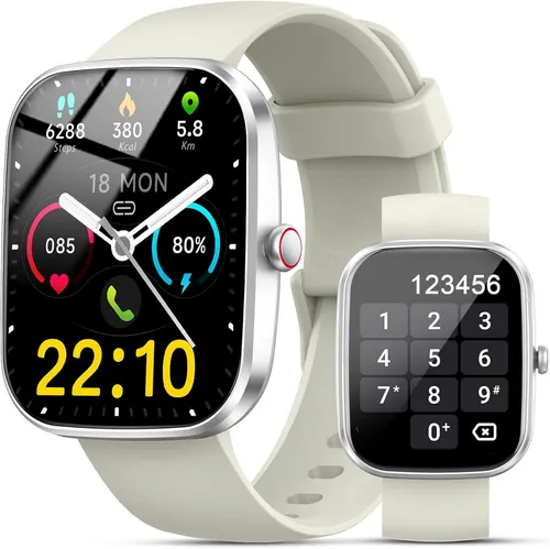 Fempoin Smartwatch mit 1,96 Zoll Display und Fitnessmodi