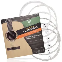 Villkin Klassische Gitarrensaiten für Konzertgitarre