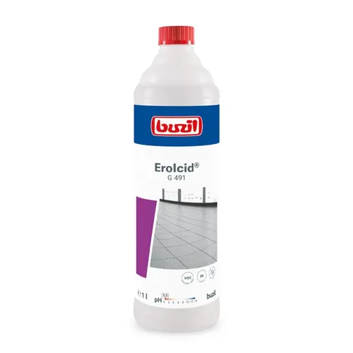 Produktbild Buzil G491 Erol CID 1 L Grundreiniger gegen Kalk, Rost und Zementschleier