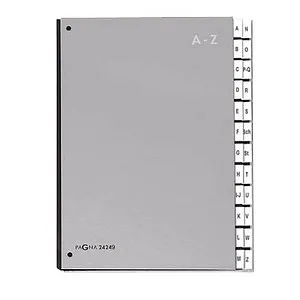 PAGNA Pultordner A-Z silber, 1 St. in silber von PAGNA