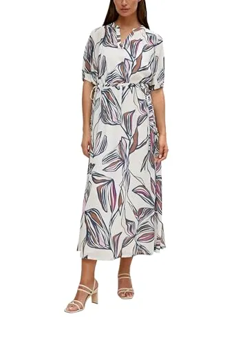 comma Kleid kurz - Elegantes Freizeitkleid - Freizeitkleider für Damen, klassischer Look mit kurzen Ärmeln, perfekt für lässige Anlässe und sommerliche Tage.