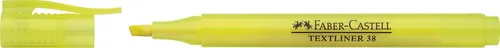 10x Faber-Castell 157707 Textmarker 38 Stiftform gelb