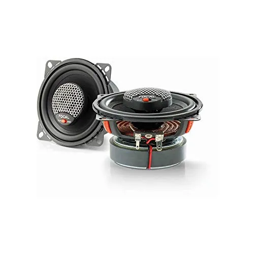 Focal ICU100 2-Wege Koax Lautsprecher 10 cm - 80 Watt - Car-HiFi-Lautsprecher mit kraftvollem Bass und Kickbass, ideal für den Einbau in Türen oder Heckablage, hochwertiger Klang für Ihr Fahrzeug.