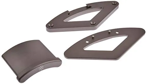 SilverStone SST-EBA02C - Hochmoderner Premium Aluminium Headset-/Kopfhörer-Wandhalter im eleganten Design mit Schrauben- und Klebeband-Befestigung, dunkelgrau