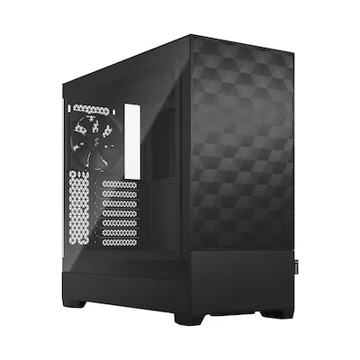 Fractal Design Pop Air Black - ATX PC-Gehäuse mit Tempered Glass und RGB-Beleuchtung, inklusive drei 120 mm Aspect 12 Fans für optimale Kühlung