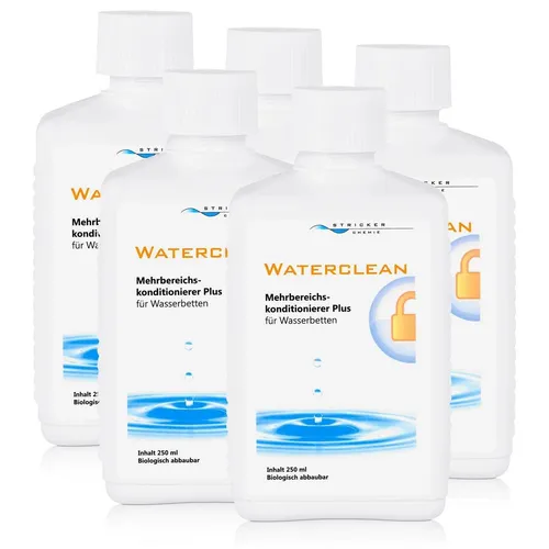 Stricker Chemie Waterclean Wasserbett-Konditionier er Plus 250ml ( 5er Pack )