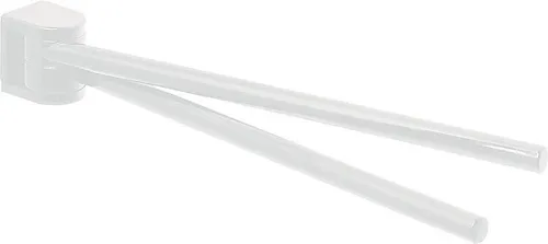 Handtuchhalter Serie Nylon 400, zweiarmig und beweglich - Praktischer Handtuchhalter aus langlebigem Nylon, 450mm lang, beweglich für flexible Nutzung und einfache Montage. Ideal für Bad und Küche.