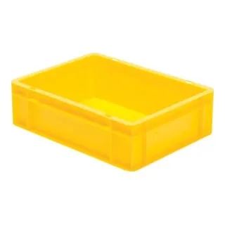 LA KA PE Stapelbox - Stapeltransportkasten 400 x 300 x 120 mm, robustes Polypropylen in ansprechendem Grün