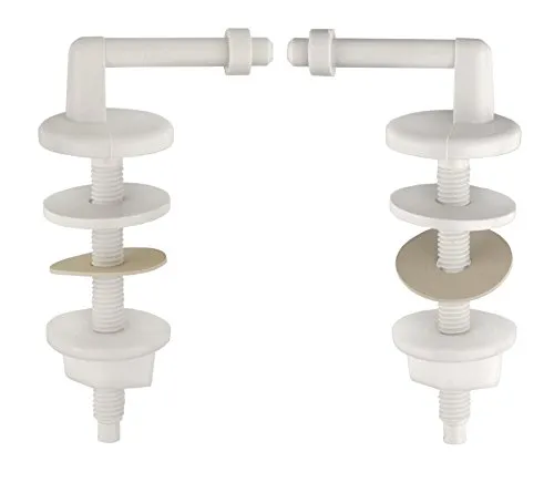 Cornat WC-Sitz-Scharnier mit Befestigung, Kunststoff für 1 Stück, TEC364999