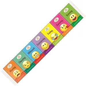 Heidel Minischokolade Smilie Täfelchen, Mini-Tafeln aus Edel-Vollmilchschokolade, 52,5g