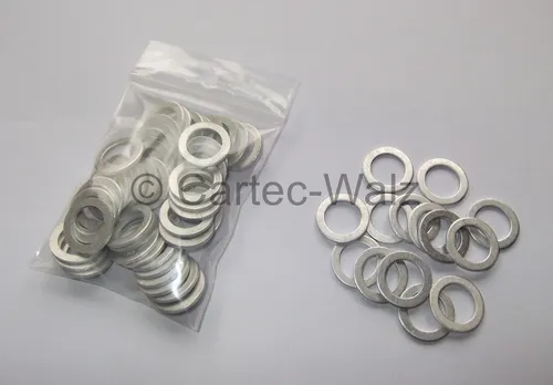 STÜCK Aluminiumringe Alu Dichtringe Dichtungen AL 12x19x1,5mm DIN7603 Form A 100