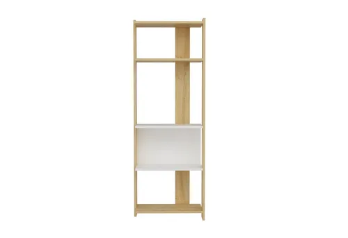 DEMA Home Bücherregal Abis Wide, 160 cm Elegant - Modernes Standregal mit abgestufter Struktur. Ideal als stilvolles Bücherregal oder Raumteiler, der Wohnbereiche elegant gliedert. Bietet vielseitige Nutzungsmöglichkeiten und zusätzlichen Stauraum für Bücher und Dekoration.
