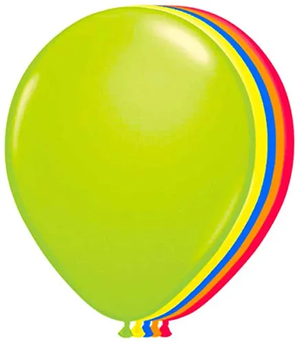 Folat 8166 50er Pack XL 25 cm Luftballons neon Mix