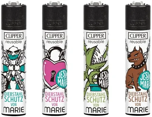 Clipper Feuerzeuge Q2 / 2025 (Marie Diebstahlschutz)