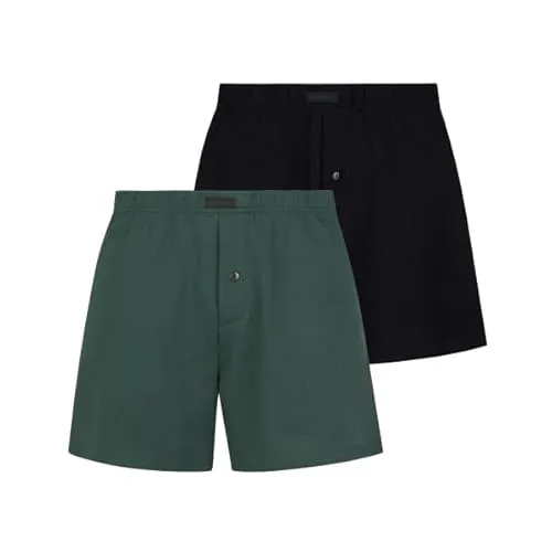 BRUNO BANANI Loose Fit Boxershorts, Herren, XL, tannengrün - Herrenunterhosen aus 100% Baumwolle mit elastischem Bund und modernem Sattelschnitt für perfekte Passform und luftige Weite. Ideal für modebewusste Männer.
