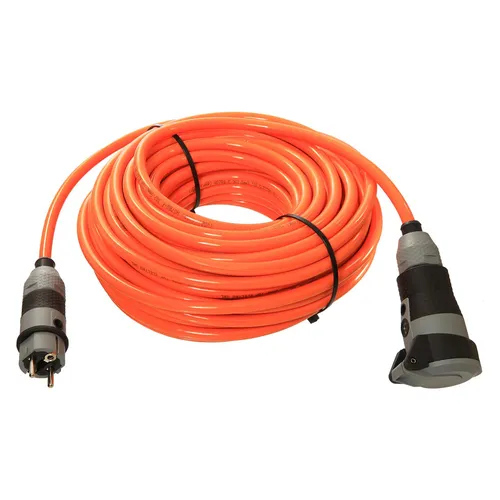 as-Schwabe Verlängerungskabel SCHUKOultra II, 10m - Verlängerungskabel für Baustellen, IP44, resistent gegen Öl und Säure, abriebfest und hochflexibel – ideal für den Außenbereich!