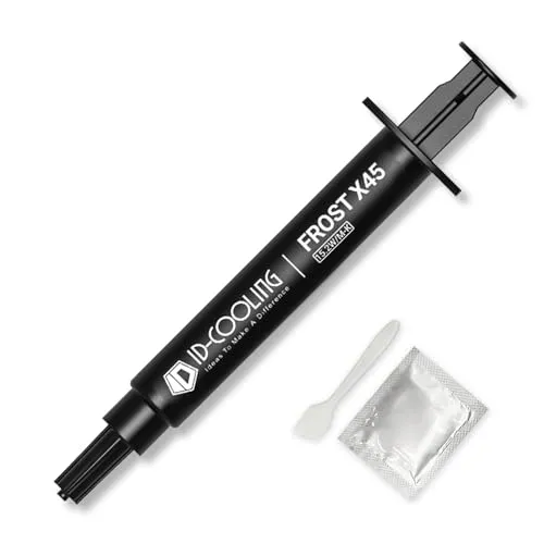 ID-COOLING Frost X45 2g Wärmeleitpaste für CPU-Prozessoren, hohe Wärmeleitfähigkeit, lange Haltbarkeit, sichere Anwendung, nicht leitend