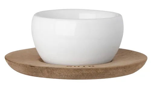 räder Eierbecher GUTN LBH 7x7x3 cm weiß in weiß von Räder
