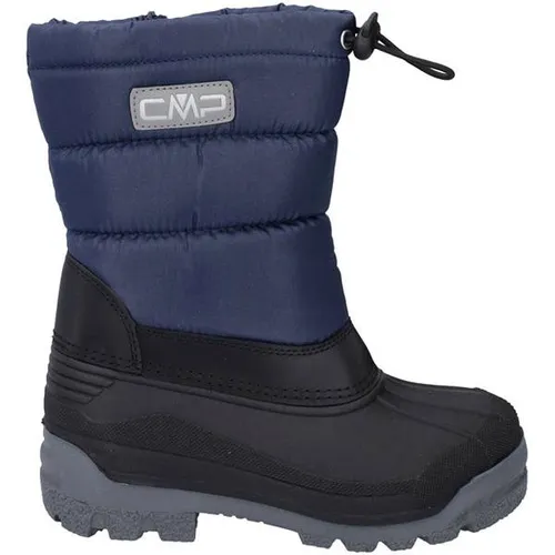 CMP Unisex Kinder Wanderschuh, Schneestiefel, Black Blue, 34 EU - Wanderschuhe für Kinder, wasserdicht und mit warmem Kunstfellfutter, ideal für kalte Temperaturen bis -30°C, bieten hervorragenden Schutz und Komfort.